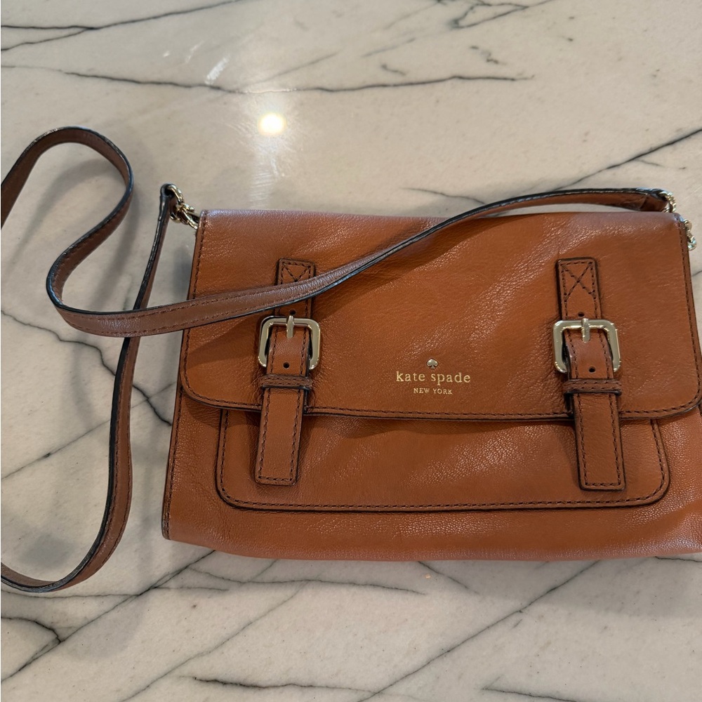 Kate Spade Brown Leather Crossbody Bag